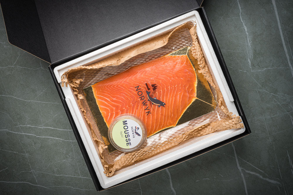 Der Klassiker für die Familie - Rauchlachs 500g & Meerrettich Mousse 120g